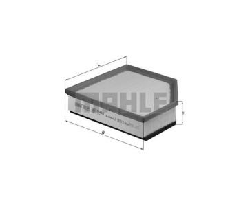 Въздушен филтър KNECHT LX 1593/2 за VOLVO S80 II (AS) от 2006