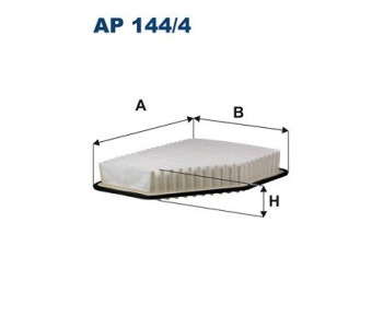 Въздушен филтър FILTRON AP 144/4 за LEXUS GS (GRS19, UZS19, URS19) от 2005 до 2011
