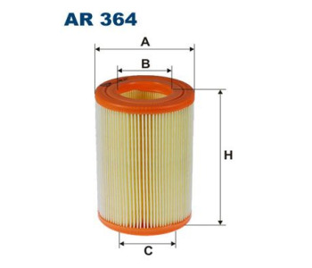 Въздушен филтър FILTRON AR 364 за SMART FORTWO (450) купе от 2004 до 2007