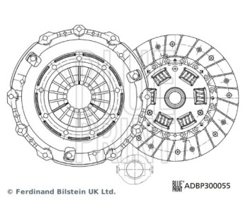 Комплект съединител BLUE PRINT ADBP300079 за AUDI A6 (4F2, C6) от 2004 до 2011