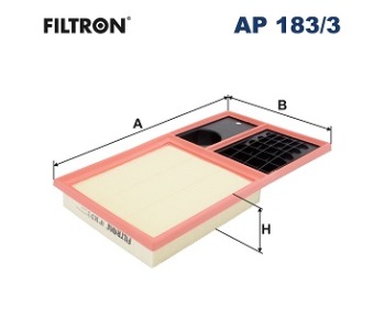 Въздушен филтър FILTRON AP 183/3 за VOLKSWAGEN GOLF VI (5K1) от 2008 до 2013