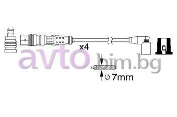 Кабели за свещи - Bosch за VOLKSWAGEN BEETLE (9C1, 1C1) от 1998 до 2010