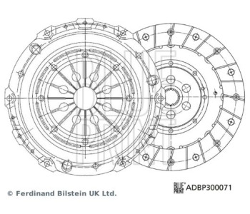 Комплект съединител BLUE PRINT ADBP300093 за OPEL ZAFIRA A (F75_) от 1999 до 2005