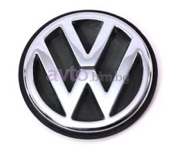 Емблема предна VW - Оригинал (Ф110мм) за VOLKSWAGEN CADDY III (2KB, 2KJ, 2CB, 2CJ) пътнически от 2004 до 2015