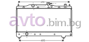 Воден радиатор размер 630/495 - ITN за TOYOTA AVENSIS (_T22_) Liftback от 1997 до 2003
