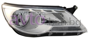 Фар десен H7+H7 - HELLA за VOLKSWAGEN TIGUAN (5N_) от 2007 до 2015