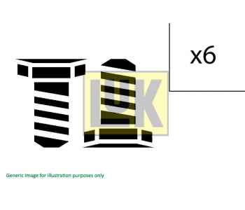 Комплект винтове, маховик LuK 411 0245 10 за KIA CEED (JD) от 2012 до 2018