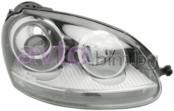 Фар десен D2S+H7 с ел.моторче хром - BOSCH/AL за VOLKSWAGEN GOLF V (1K1) от 2003 до 2009