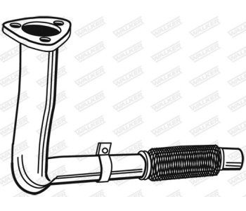 Изпускателна тръба WALKER 15563 за FIAT TEMPRA (159) комби от 1990 до 1997
