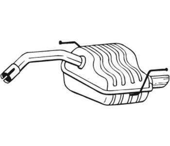 Крайно гърне BOSAL 100-169 за ALFA ROMEO 147 (937) от 2000 до 2005