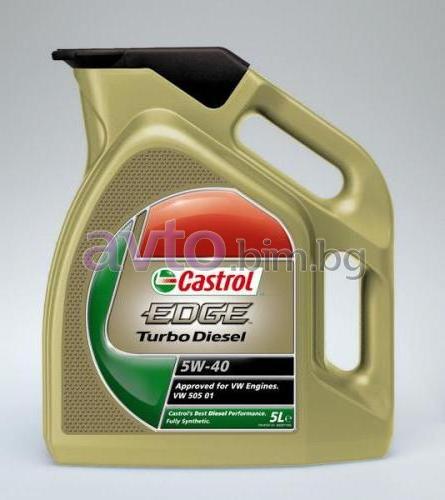 Моторно масло CASTROL EDGE TURBO DIESEL 5W40 5Л