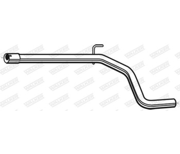 Изпускателна тръба WALKER 10555 за FIAT PUNTO GRANDE (199_) товарен от 2005 до 2013