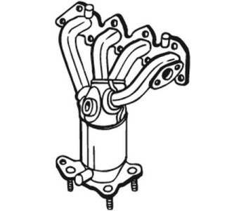 Катализатор BOSAL 090-765 за SKODA OCTAVIA I (1U2) от 1996 до 2010