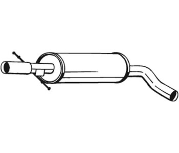 Средно гърне BOSAL 105-111 за AUDI A3 (8L1) от 1996 до 2003