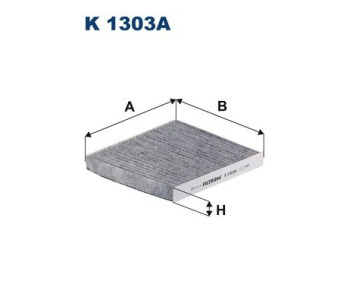 Филтър купе (поленов филтър) FILTRON K 1303A за CHRYSLER SEBRING (JS) кабриолет от 2007 до 2010