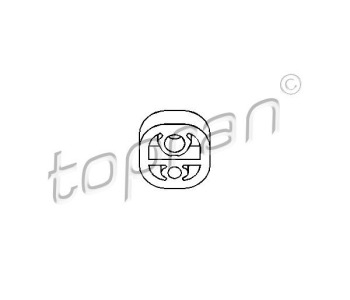 Държач, гърне TOPRAN 721 945 за CITROEN BERLINGO (M) товарен от 1996 до 2011