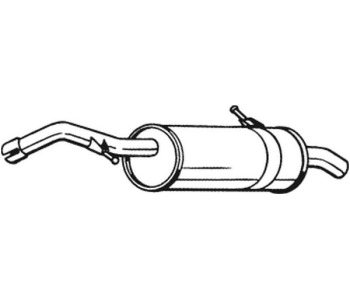 Крайно гърне BOSAL 135-117 за CITROEN C3 I (FC) от 2002 до 2009