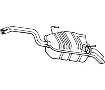 Крайно гърне BOSAL 190-903 за CITROEN C8 (EA, EB) от 2002 до 2014