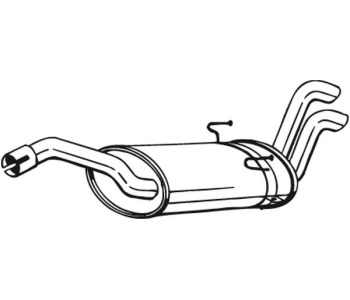 Крайно гърне BOSAL 135-063 за CITROEN EVASION (22, U6) от 1994 до 2002