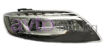 Фар десен xenon D3S+H7 ел. с моторче и дневни светлини LED след 2009 - Valeo за AUDI Q7 (4L) от 2006 до 2009