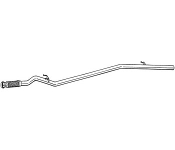 Изпускателна тръба BOSAL 950-079 за PEUGEOT EXPERT (VF3A_, VF3U_, VF3X_) товарен от 2007