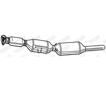 Филтър за сажди/твърди частици, изпускателна система WALKER 93176