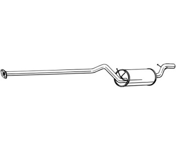 Средно гърне BOSAL 286-605 за FORD FOCUS II (DA) комби от 2004 до 2012