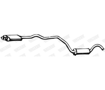 Средно гърне WALKER 02647 за FORD ESCORT IV (GAF, AWF, ABFT) от 1985 до 1990