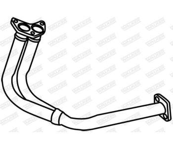 Изпускателна тръба WALKER 13757 за FORD ESCORT IV (GAF, AWF, ABFT) от 1985 до 1990