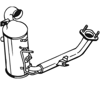 Филтър за сажди/твърди частици, изпускателна система BOSAL 095-351 за FORD FOCUS II (DA, HCP) от 2004 до 2012