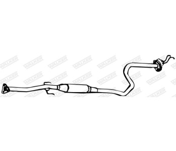 Средно гърне WALKER 17839 за HONDA CIVIC V (EG) хечбек от 1991 до 1995