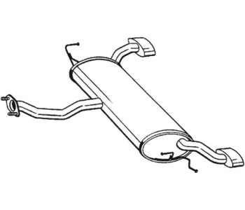 Крайно гърне BOSAL 165-003 за HYUNDAI TUCSON (JM) от 2004 до 2010