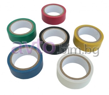 Изолирбанд PVC цветен комплект 6бр.