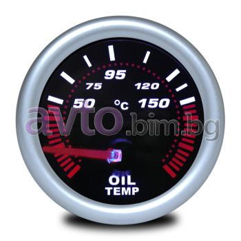 Измервателен уред за температурата на маслото черен дисплей