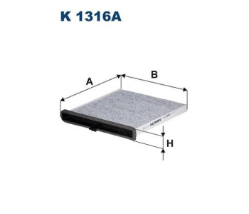 Филтър купе (поленов филтър) FILTRON K 1316A за MAZDA CX-5 (KE, GH) от 2011