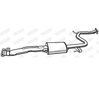Средно гърне WALKER 21120 за MAZDA 323 F V (BA) от 1994 до 1998