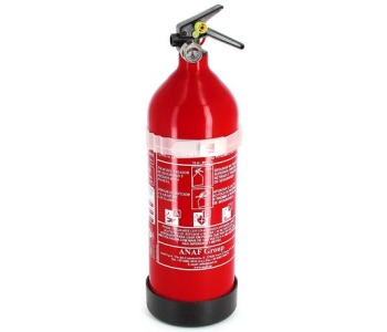Пожарогасител със стойка и манометър ABC - 2kg.