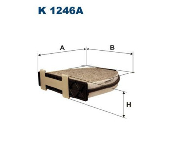 Филтър купе (поленов филтър) FILTRON K 1246A за MERCEDES SL (R231) от 2012