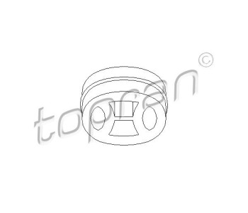 Държач, гърне TOPRAN 201 717 за OPEL ASTRA F (53_, 54_, 58_, 59_) хечбек от 1991 до 1998
