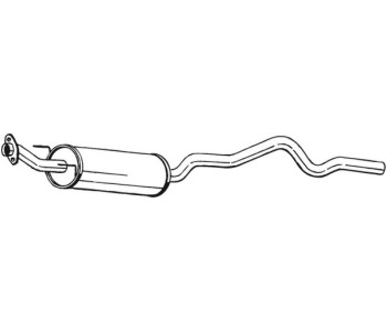 Средно гърне BOSAL 283-317 за OPEL ASTRA F (55_) товарен от 1991 до 1999