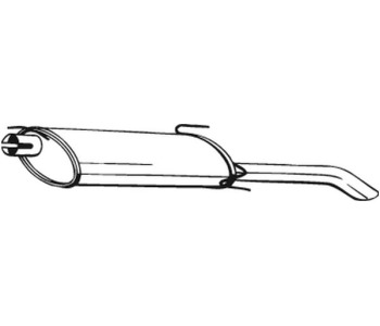 Крайно гърне BOSAL 185-311 за OPEL ASTRA F CLASSIC седан от 1998 до 2002