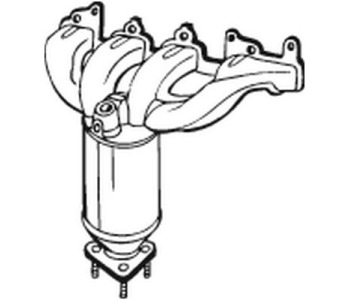 Катализатор BOSAL 090-015 за OPEL ASTRA H (L70) товарен от 2004 до 2013