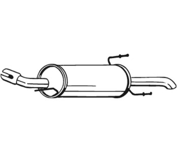 Крайно гърне BOSAL 185-287 за OPEL ASTRA G (F35_) комби от 1998 до 2009