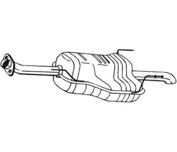 Крайно гърне BOSAL 185-551 за OPEL ASTRA G (F35_) комби от 1998 до 2009