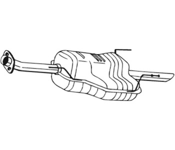 Крайно гърне BOSAL 185-443 за OPEL ASTRA G (F35_) комби от 1998 до 2009