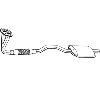 Катализатор BOSAL 099-281 за OPEL ASTRA G (F48_, F08_) хечбек от 1998 до 2009