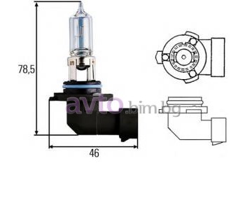 Крушка HB3 12V 60W P20d - Hella