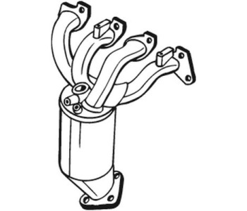 Катализатор BOSAL 090-461 за OPEL CORSA C (F08, F68) от 2000 до 2009