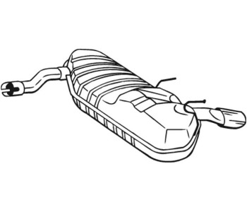 Крайно гърне BOSAL 185-121 за OPEL VECTRA C SIGNUM (Z03) хечбек от 2003 до 2009