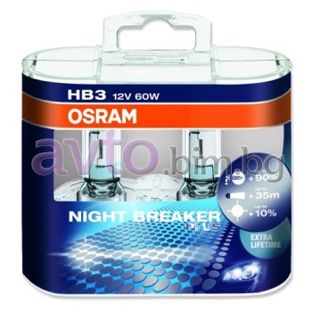 Крушки HB3 12V 60W P20d NIGHT BREAKER UNLIMITED - Osram